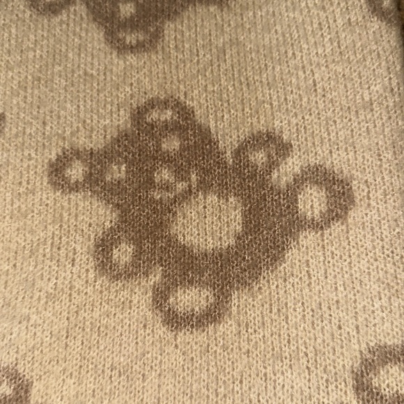 No Boundaries Cream and Brown Bear Cardigan - Picture 2 of 3